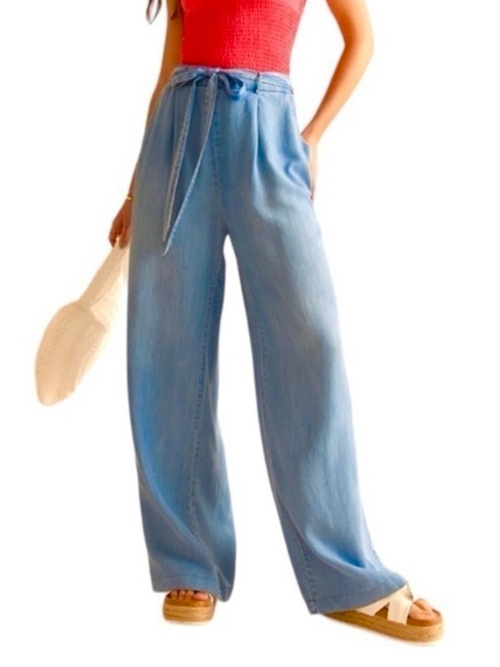 Casual Light Denim Pants NWOT
